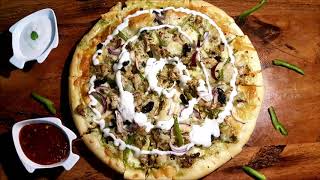 How To Make Resturant Style Arabian Green Pizza Recipe By Leelas Kitchen