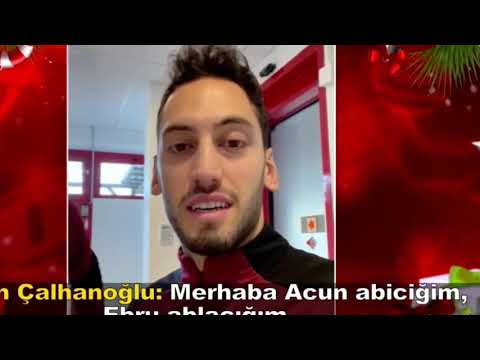 Hakan Çalhanoğlu milli futbolcu milan oyuncusu oses türkiye yılbaşı özel 2021