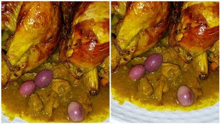 دجاج محمر بالدغميرة  من داكشي بكل أسرار وتفاصيل الطباخات بطريقه مبسطة للعراضات والمناسبات 