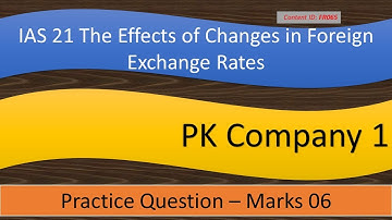 PQ Q&A PK Company 1 | IAS 21 (FR065)