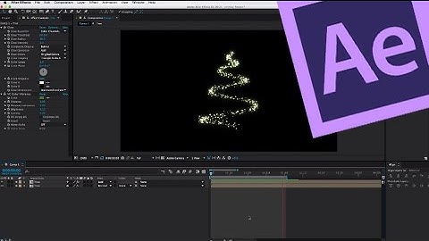 After Effects Tutorial: Particle Christmas Tree