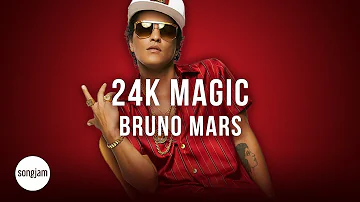 Bruno Mars - 24k Magic (Official Karaoke Instrumental) | SongJam