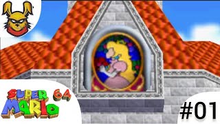O Encanador Bigodudo - Super Mario 64 / Parte 01 (Nintendo 64) Ninja coelho
