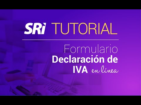 Tutorial Declaracion Iva En Linea Youtube