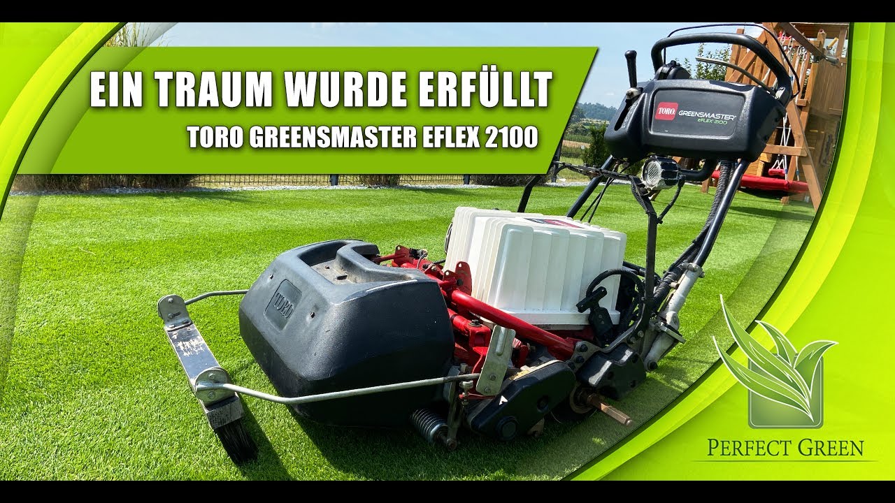 Ich mußte ihn einfach testen!  |  Profi AkkuSpindelmäher | Toro eFLEX Greensmaster 2100