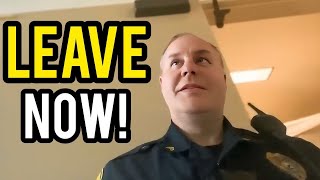 This Cop Makes Fool Of Himself! Does The Walk Of Shame!