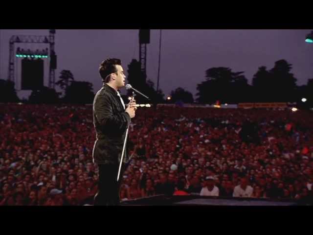 Robbie Williams - Me and my monkey - live (HD) class=