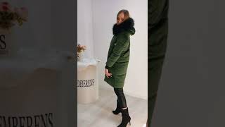 Недорогая Стильная женская зимняя куртка 1364 в интернет-магазине одежды Emberens.com Недорогая Стильная женская зимняя куртка 1364 в интернет-магазине одежды Emberens.com