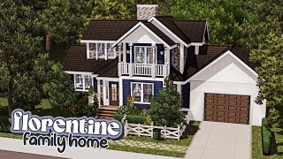 building a small family home | florentine | the sims 3 speed build (+ cc links)