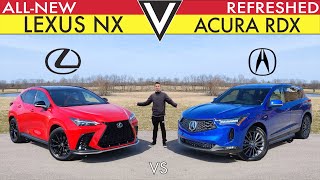 LUXURY SHOWDOWN!  2022 Lexus NX 350 vs. 2022 Acura RDX: Comparison