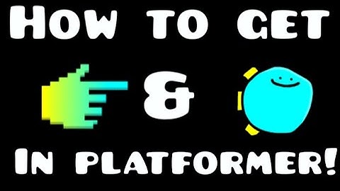 How to get wave and swing in platformer mode (only works in the editor)