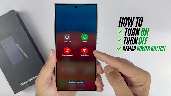 Samsung S24 Ultra 5G: How to Turn Off, Turn On, Restart, and Set Up Power Button