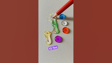 Nối các giọt nước lần lượt từ 1 đến 9 #iqtest #games #shorts