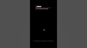 MARS on 12 April | Telescope + AI |#shorts | #viral | Lapsed video | #loop #astronomy | sub for more