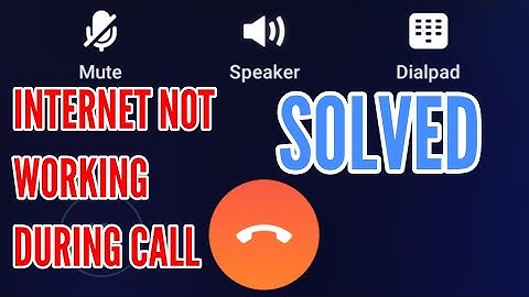 Internet Not Working During Call Solution || How to Fix Internet Not Working on Call