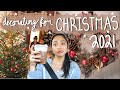 DECORATING FOR CHRISTMAS 2021 | holiday coffee run, outdoor decorations, christmas village, etc