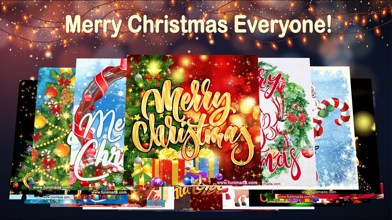 Merry Christmas 2023 GIFs Android App Video (intro), image size:1280x720