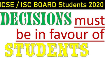 ICSE/ISC Remaining Board Exams 2020 Must Be Cancelled in favour of Students/ICSE Remaing  Exams 2020