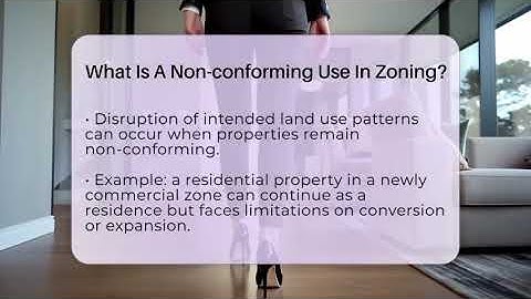 What Is A Non-conforming Use In Zoning? - Learn About Economics