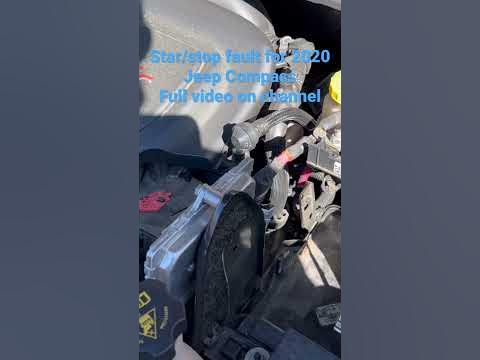 Start /Stop feature was showing fault on 2020 Jeep Compass. - YouTube