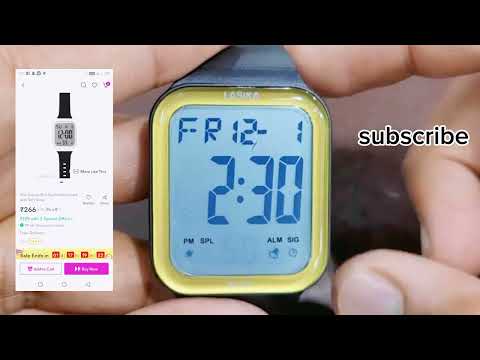 How To Setting Time LASIKA W F157 Digital Time Watch