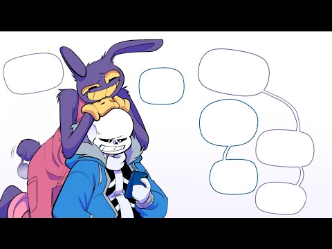 "He sees right through you, Rabbit..." |A The Amazing Digital Circus x Undertale Comic dub 