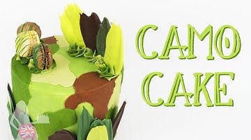 How To Make A Camoflauge Cake