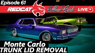 Today on Redcat Live ep.61 Part 3  Monte Carlo Trunk lid removal  Monte Carlo LED light kit