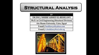 Structural Analysis  , internal forces part 2