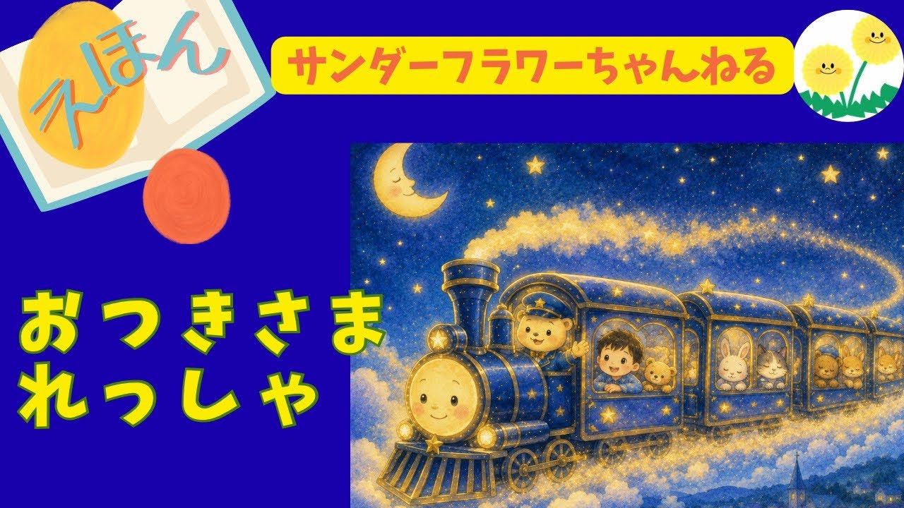 2-Minute Bedtime Picture Book] The Moon Train | A Gentle Bedtime