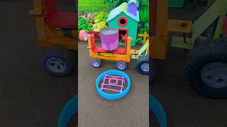 🔥 Real Working Mini Tractor Making Cement Pillar | Amazing DIY Construction Machine 🚜 #shorts