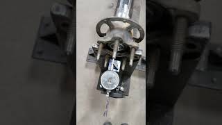 Checking rear end straightness