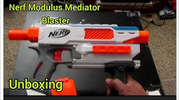 Nerf Modulus Mediator Blaster unboxing | Fires 6 dart in a row |perfect gun for Nerf gun collectors