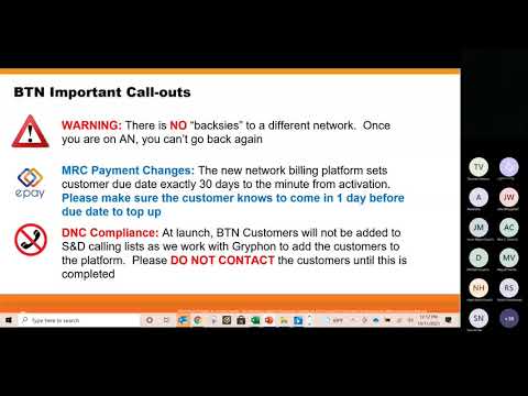 DCI Training  - Nationwide Launch Boost Transformed Network T