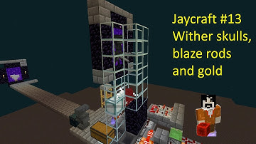 Minecraft Farms in 3 Minutes, Part 13: Wither skulls, blaze rods and gold (Jaycraft SMP Java 1.19)