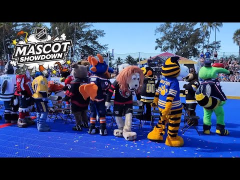[4K] 2023 NHL All Star Mascot Showdown - Musical Chairs