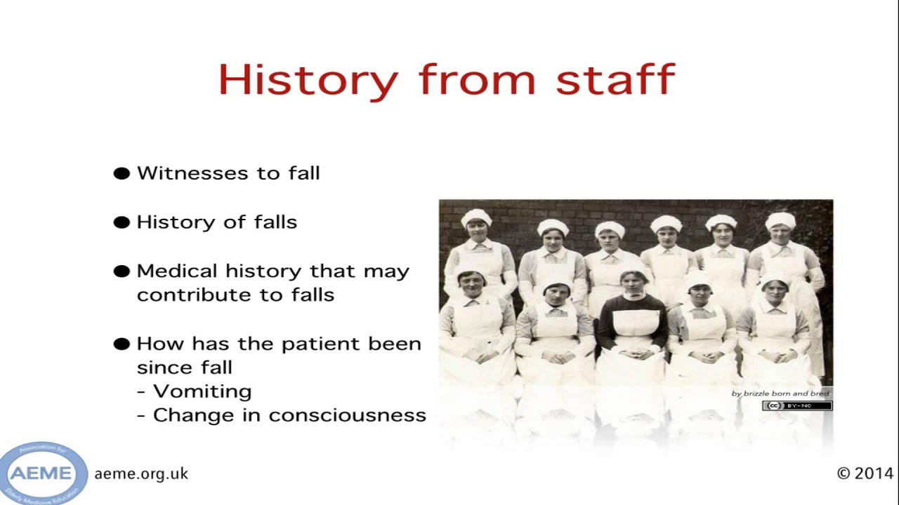 Focused Assessment Following a Fall on the Ward YouTube