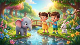 The Little Elephant Who Was Afraid to Try 🐘💙 | Kids Moral Story | Little Hearts Stories