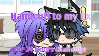 Handcuff to my Ex for 24 hours challenge\/\/Gacha Life\/\/Violet Gamer