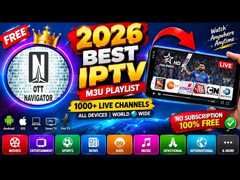 IPTV List 2026: Best Legal IPTV & Live TV Apps for Android