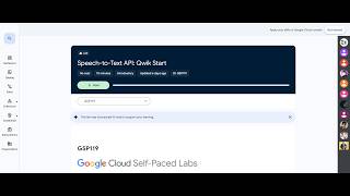 GSP119: Speech-to-Text API: Qwik Start | Google Cloud Lab Solution