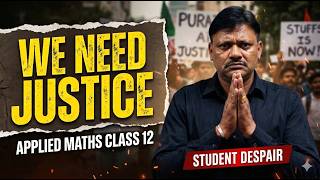 We Need Justice Cl 12 Applied Maths 2026 Paper Ysis & Student Protest