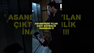 Asansörde yılan çıktı😨 #keşfet #automobile #motovlog #smartphone #funny #reels #gopro #gopro #fyp