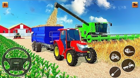 Driver Modern Tractor Farming Game Simulator 3D - New Tractor Android Game 2025 - Android Gameplay 