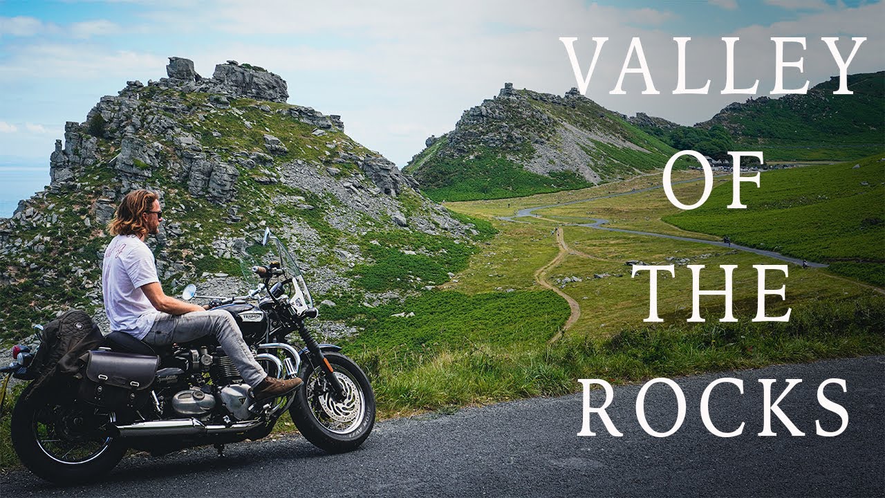 The Valley Of The Rocks & UK's BEST Beach - Motorcycle Trip