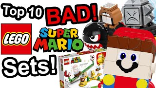 Top 10 WORST Lego SUPER MARIO Sets Of All Time!