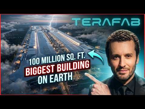 LARGEST building on earth in TEXAS! 100M square feet TERAFAB!