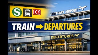 Stuttgart Airport Walk | Train Station to Departures (STR) – Step by Step Guide