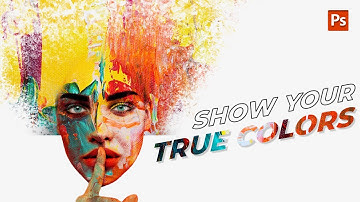 With Face paint effect | How to create Face paint effect in photoshop