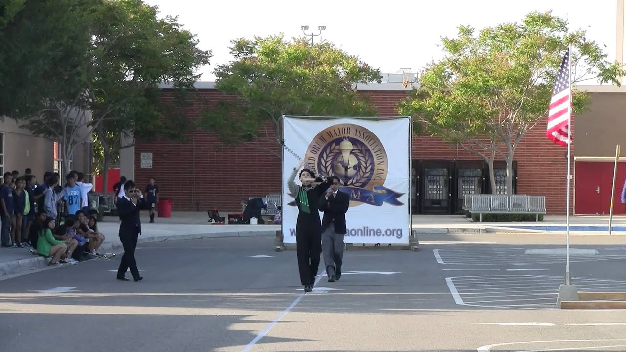 Aaron Tannenbaum - WDMA Drum Major Competition @ Loara - April 21, 2012